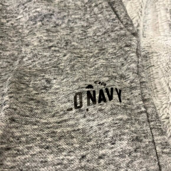Old Navy Boys Jogger Sweatpants L 10-12 Gray Fleece Lined Warm Athletic Pants - Picture 4 of 7